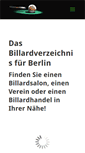 Mobile Screenshot of billard-in-berlin.de